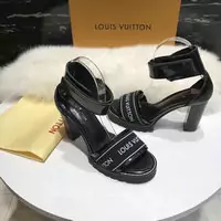 nouvelle collection louis vuitton pour mulher odyssey cuir talon high 9.5cm noir